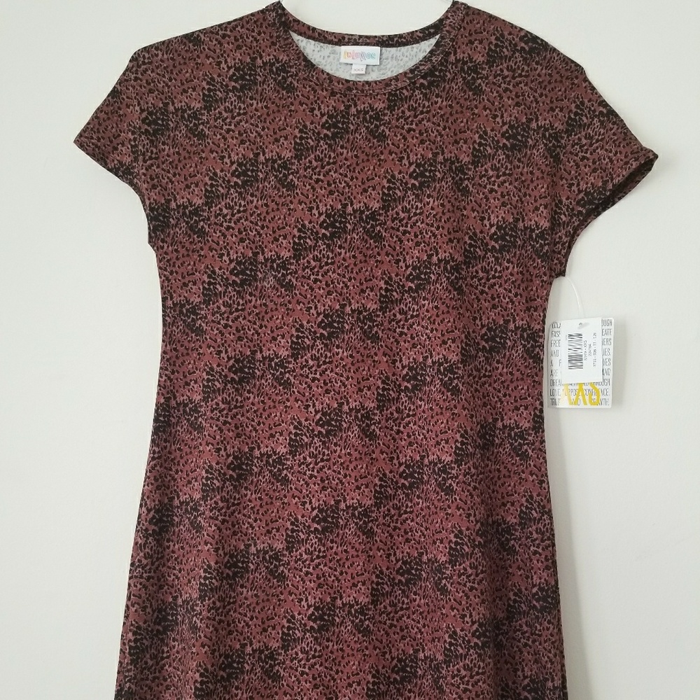 HTF Animal Print Lularoe Maria Dress